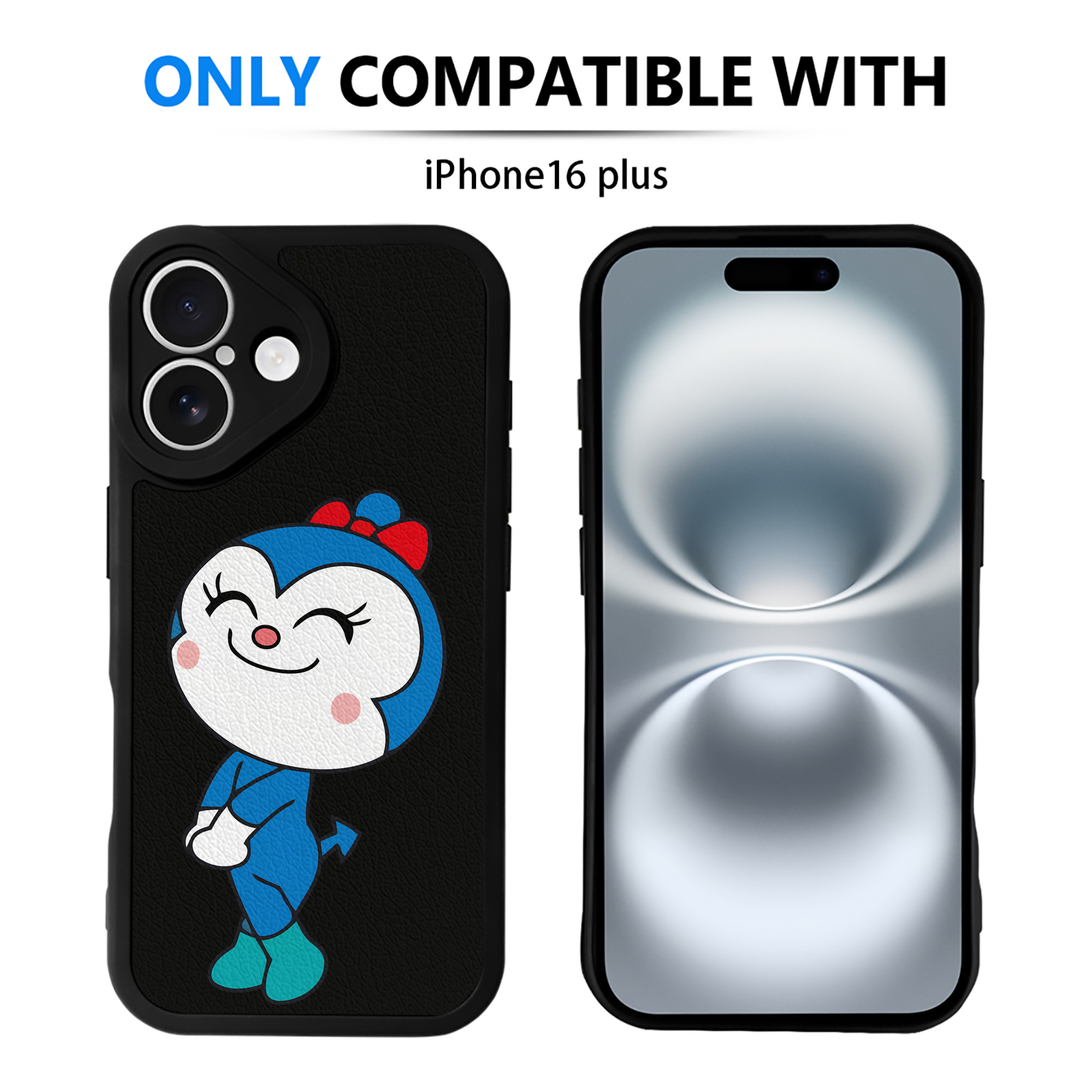 （画像用） アンパンマン Anpanman 【iPhone 16シリーズ対応】シリコンスマホケース（レザー調） 材質：シリコン